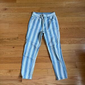 American Eagle Outfitters Striped Mom Jeans